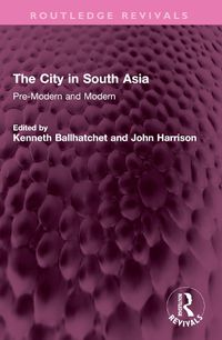 Cover image for The City in South Asia