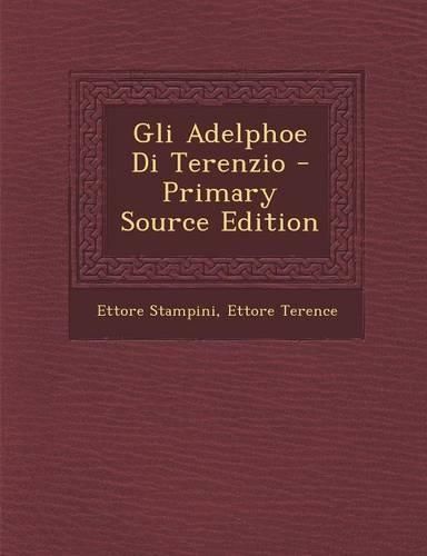 Cover image for Gli Adelphoe Di Terenzio