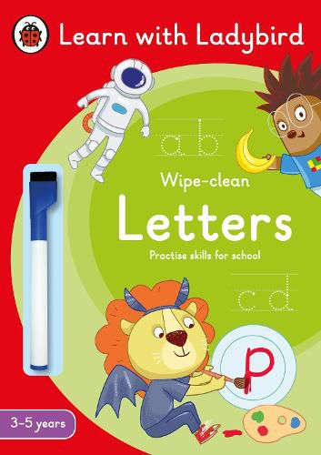 Letters: A Learn with Ladybird Wipe-Clean Activity Book 3-5 years: Ideal for home learning (EYFS)