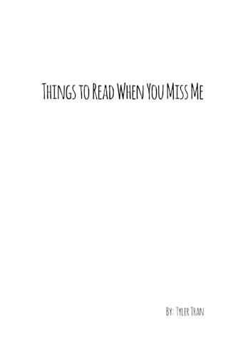 Cover image for Things to Read When You Miss Me