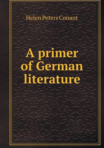 A primer of German literature