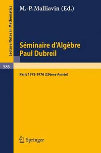 Cover image for Seminaire d'Algebre Paul Dubreil: Paris 1975-1976 29eme Annee