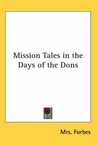 Cover image for Mission Tales in the Days of the Dons