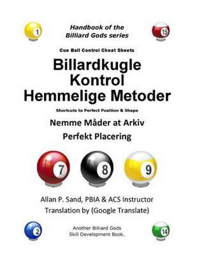 Cover image for Billardkugle Kontrol Hemmelige Metoder: Nemme M der at Arkiv Perfekt Placering