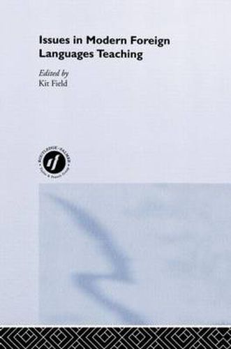 Cover image for Issues in Modern Foreign Languages Teaching