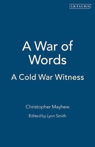 Cover image for A War of Words: A Cold War Witness