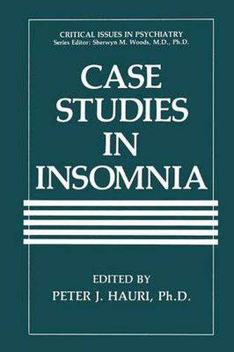 Cover image for Case Studies in Insomnia