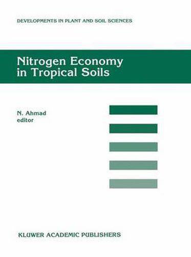 Cover image for Nitrogen Economy in Tropical Soils: Proceedings of the International Symposium on Nitrogen Economy in Tropical Soils, held in Trinidad, W.I., January 9-14, 1994