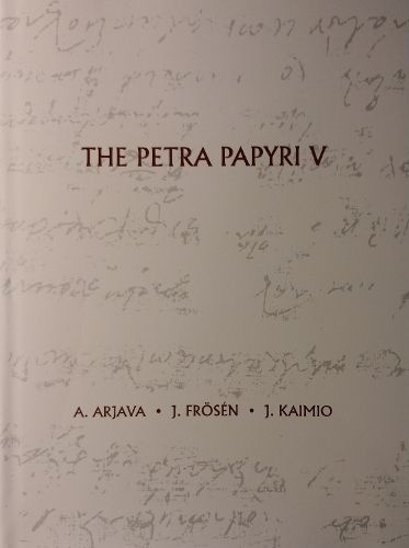 Cover image for The Petra Papyri V