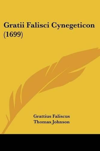 Gratii Falisci Cynegeticon (1699)