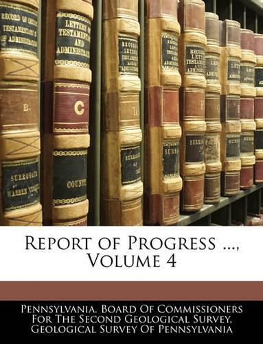 Cover image for Report of Progress ..., Volume 4