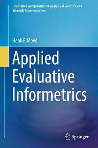 Cover image for Applied Evaluative Informetrics