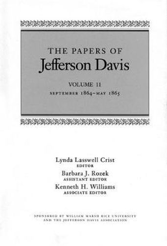 Cover image for The Papers of Jefferson Davis: September 1864-May 1865