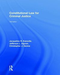 Cover image for Constitutional Law for Criminal Justice