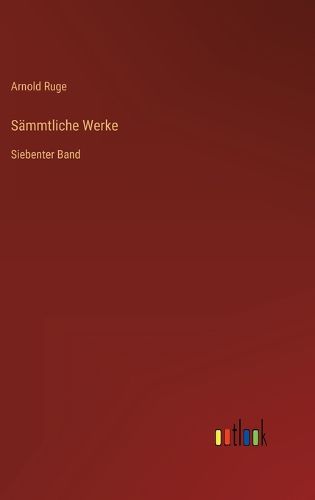 Cover image for Saemmtliche Werke
