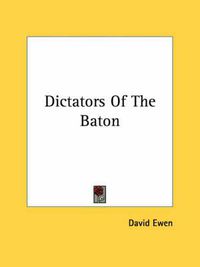 Cover image for Dictators of the Baton