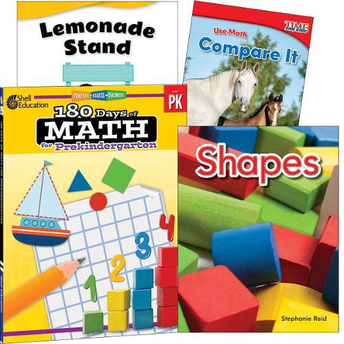 Cover image for Learn-at-Home: Explore Math Bundle Grade PK: 4-Book Set