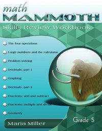 Cover image for Math Mammoth Grade 5 Skills Review Workbook