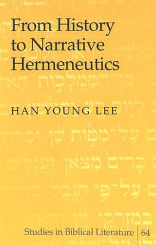 Cover image for From History to Narrative Hermeneutics