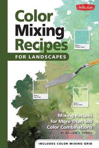 Cover image for Color Mixing Recipes for Landscapes: Mixing recipes for more than 400 color combinations