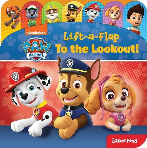 Paw Patrol  To The Lookout Lift A Flap Look And Find Board