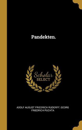 Cover image for Pandekten.
