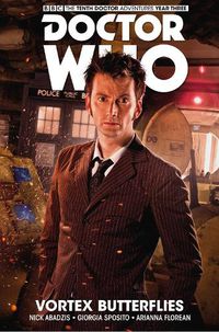 Cover image for Doctor Who: The Tenth Doctor: Facing Fate Vol. 2: Vortex Butterflies