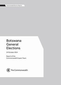 Cover image for Botswana General Elections, 24 October 2014