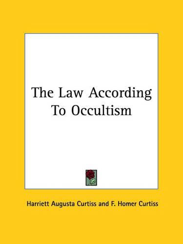 The Law According to Occultism