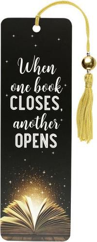 Cover image for When One Book Closes Beaded Bookmark