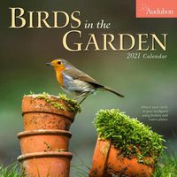 Cover image for 2021 Audubon Birds in the Garden Wall Calendar