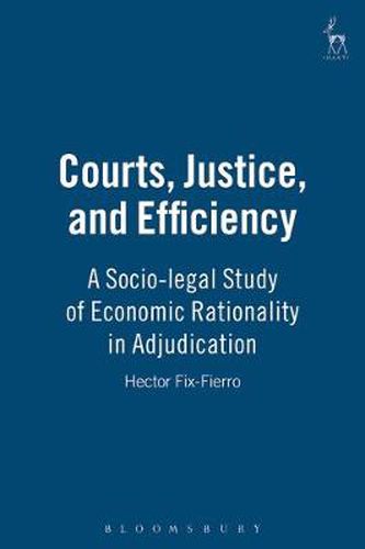 Cover image for Courts, Justice, and Efficiency: A Socio-legal Study of Economic Rationality in Adjudication