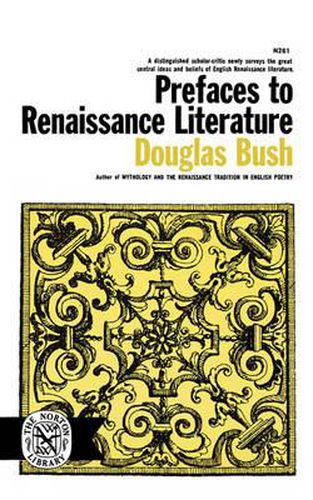 Cover image for Prefaces to Renaissance Literature