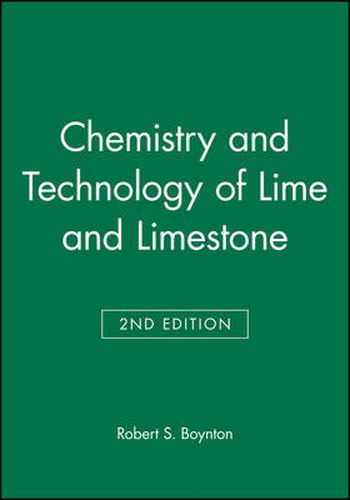 Cover image for Chemistry and Technology of Lime and Limestone