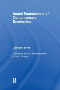 Cover image for Social Foundations of Contemporary Economics