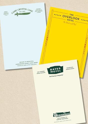 Fictional Hotel Notepads: Horror Set