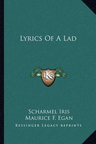 Cover image for Lyrics of a Lad