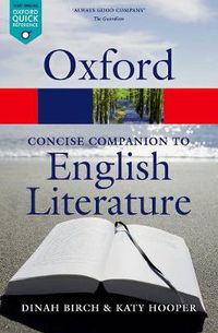 Cover image for The Concise Oxford Companion to English Literature