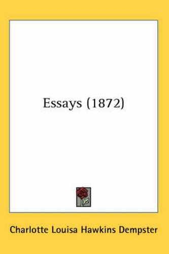 Cover image for Essays (1872)