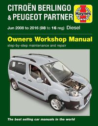 Cover image for Citroen Berlingo & Peugeot Partner Diesel (June '08-'16) 08 To 16