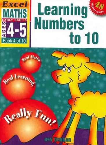 Learning Numbers to 10: Excel Maths Early Skills Ages 4-5: Book 4 of 10