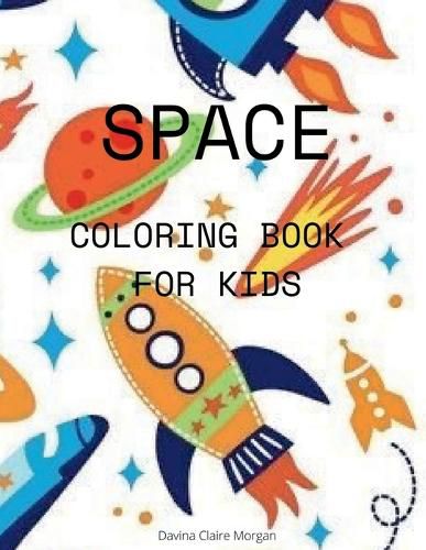 Cover image for Space Coloring Book for Kids