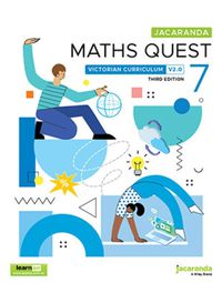 Cover image for Jacaranda Maths Quest 7 Victorian Curriculum, 3e learnON and Print