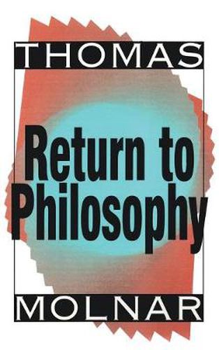 Cover image for Return to Philosophy