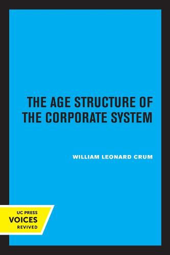 Cover image for The Age Structure of the Corporate System
