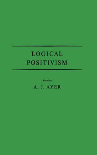 Cover image for Logical Positivism