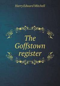 Cover image for The Goffstown register