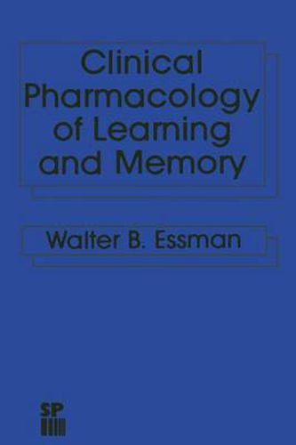 Cover image for Clinical Pharmacology of Learning and Memory