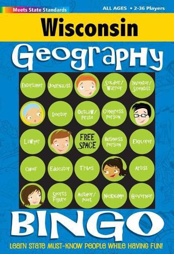 Cover image for Wisconsin Geography Bingo Game!