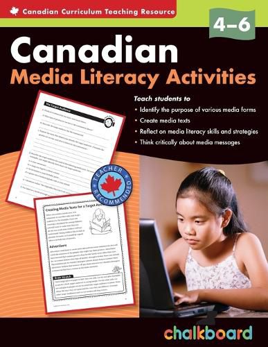 Cover image for Canadian Media Literacy Activities Grades 4-6